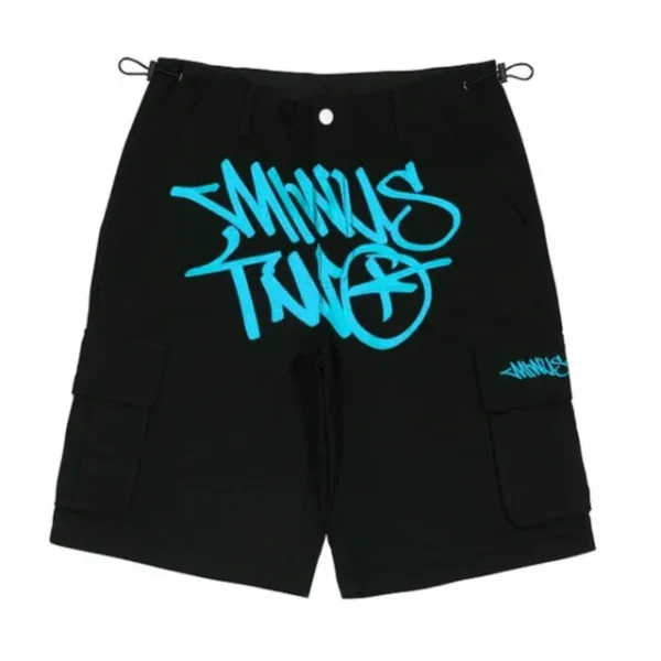 Minus Two Black Blue Edition Shorts