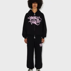 Minus two Pink Logo Tracksuit